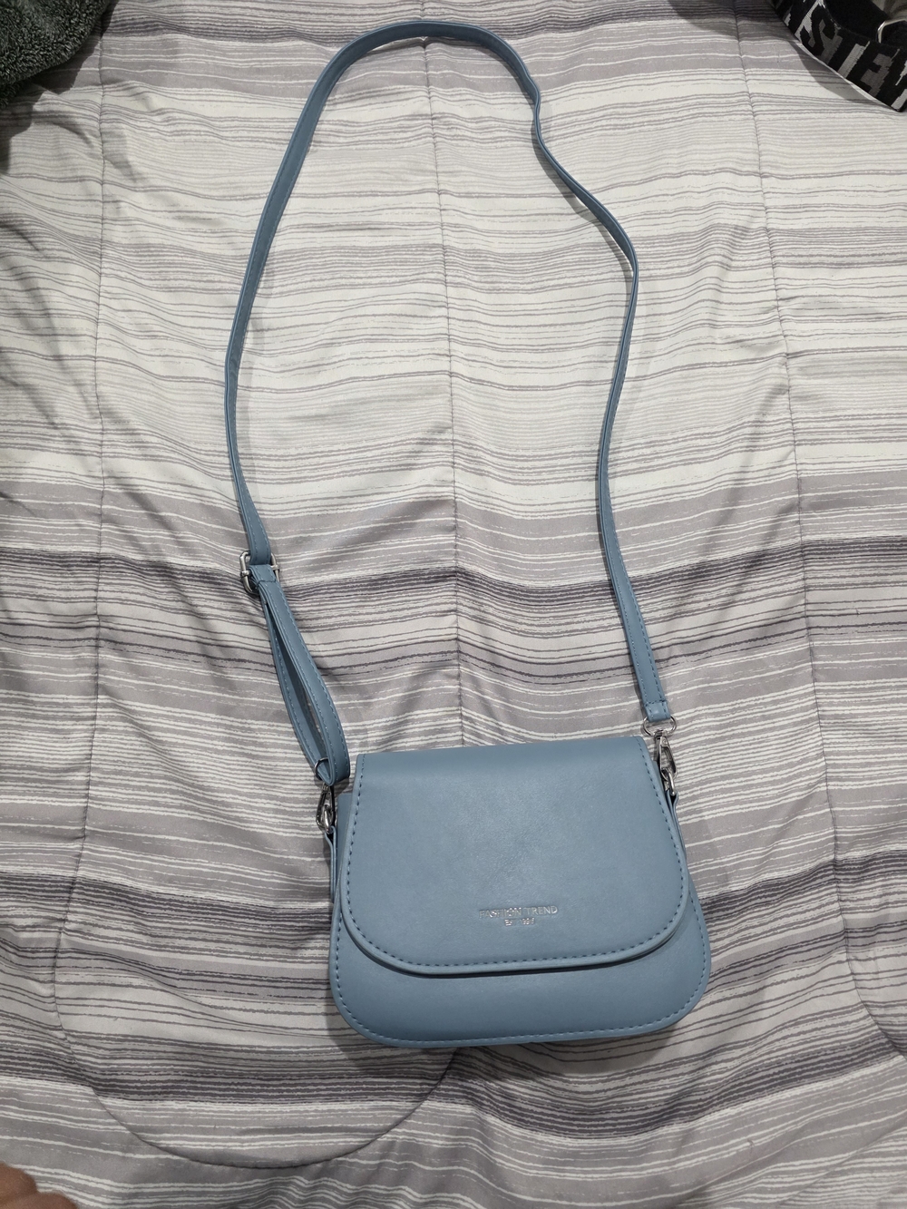 Fashion Trend Light Blue Crossbody Ladies Shoulder Bag